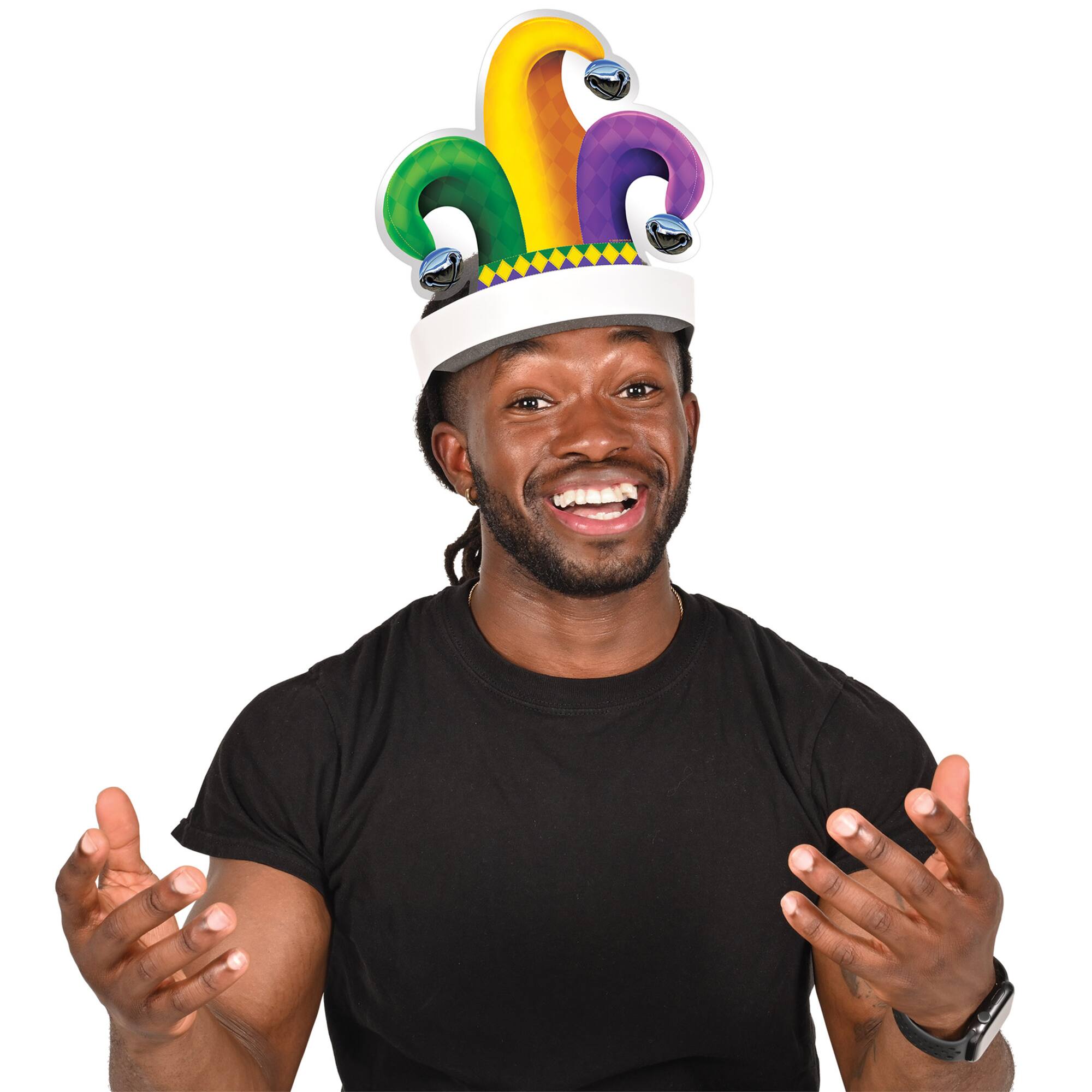 Beistle Jester Hat Plastic Headbands, 2ct.